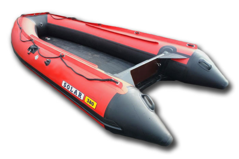 Надувная лодка Солар Максима-380К красный