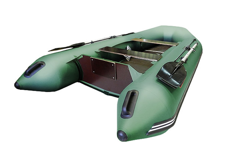 Надувная лодка Хантер 320 ЛК зеленый