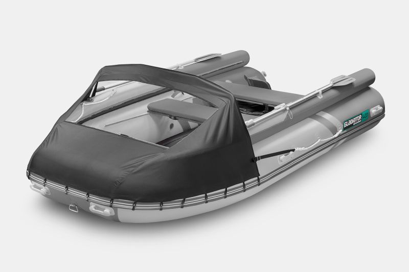 Надувная лодка GLADIATOR E380 X светло-темно-серый 