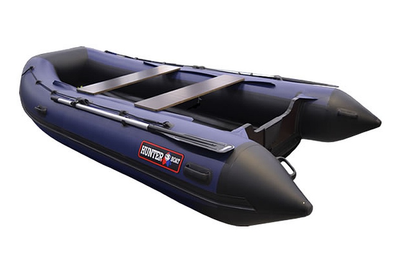 Надувная лодка Хантер 360 А сине-черный 