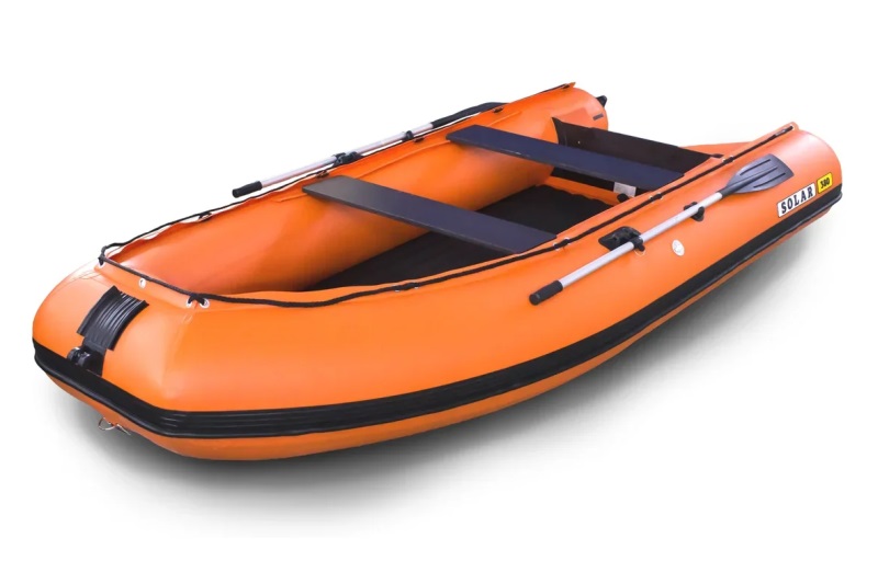 Надувная лодка Солар Максима-380К оранжевый 