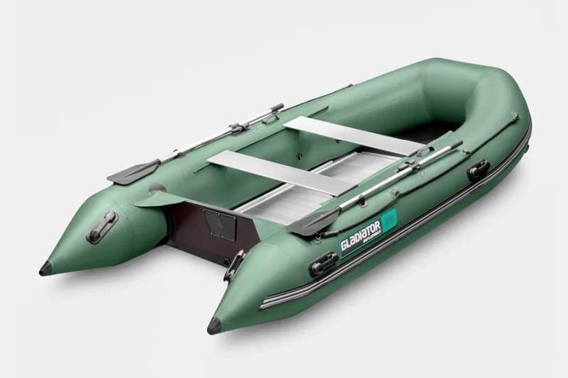 Надувная лодка GLADIATOR B370 AL зеленый
