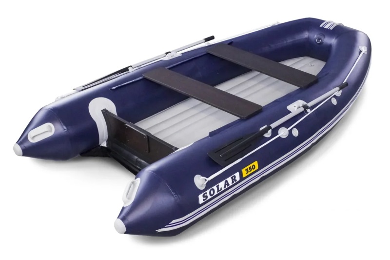 Надувная лодка Солар Оптима-350 синий 