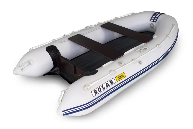 Надувная лодка Солар Оптима-310 светло-серый 