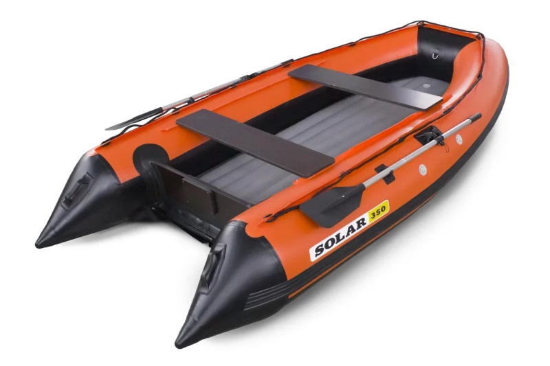 Надувная лодка Солар Максима-350 оранжевый 