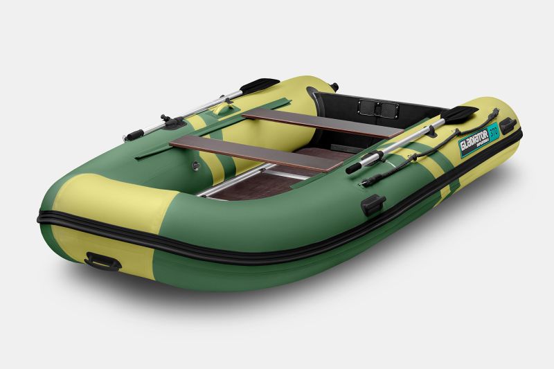 Надувная лодка GLADIATOR B420 зелено-оливковый 