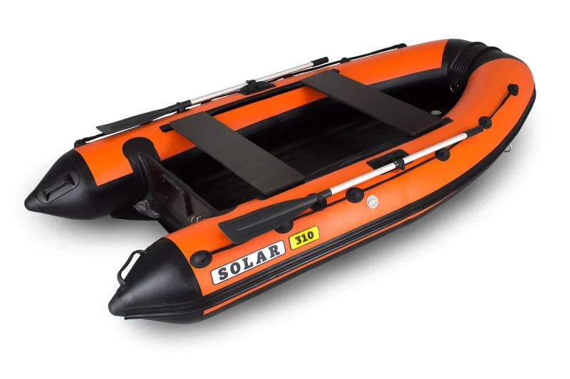 Надувная лодка Солар Оптима-310 оранжевый 